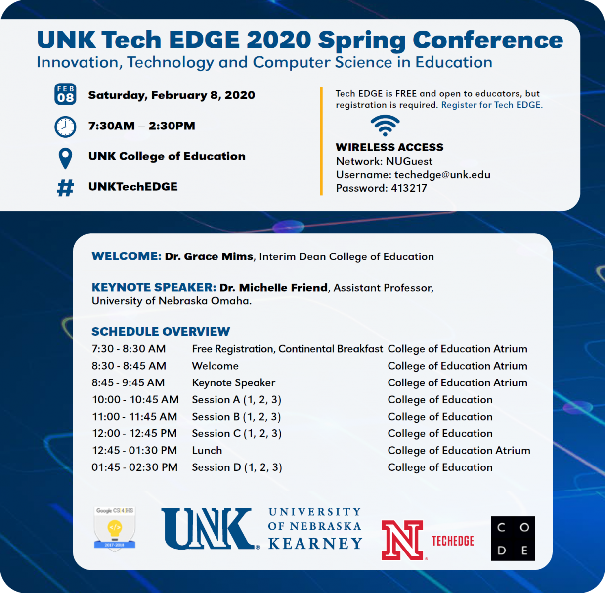 tech edge promo flyer